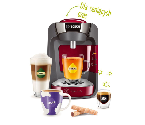 Bosch TASSIMO suny czerwony - 1395356 - zdjęcie 2